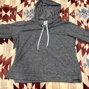 Gray Hooded Sweatshirt